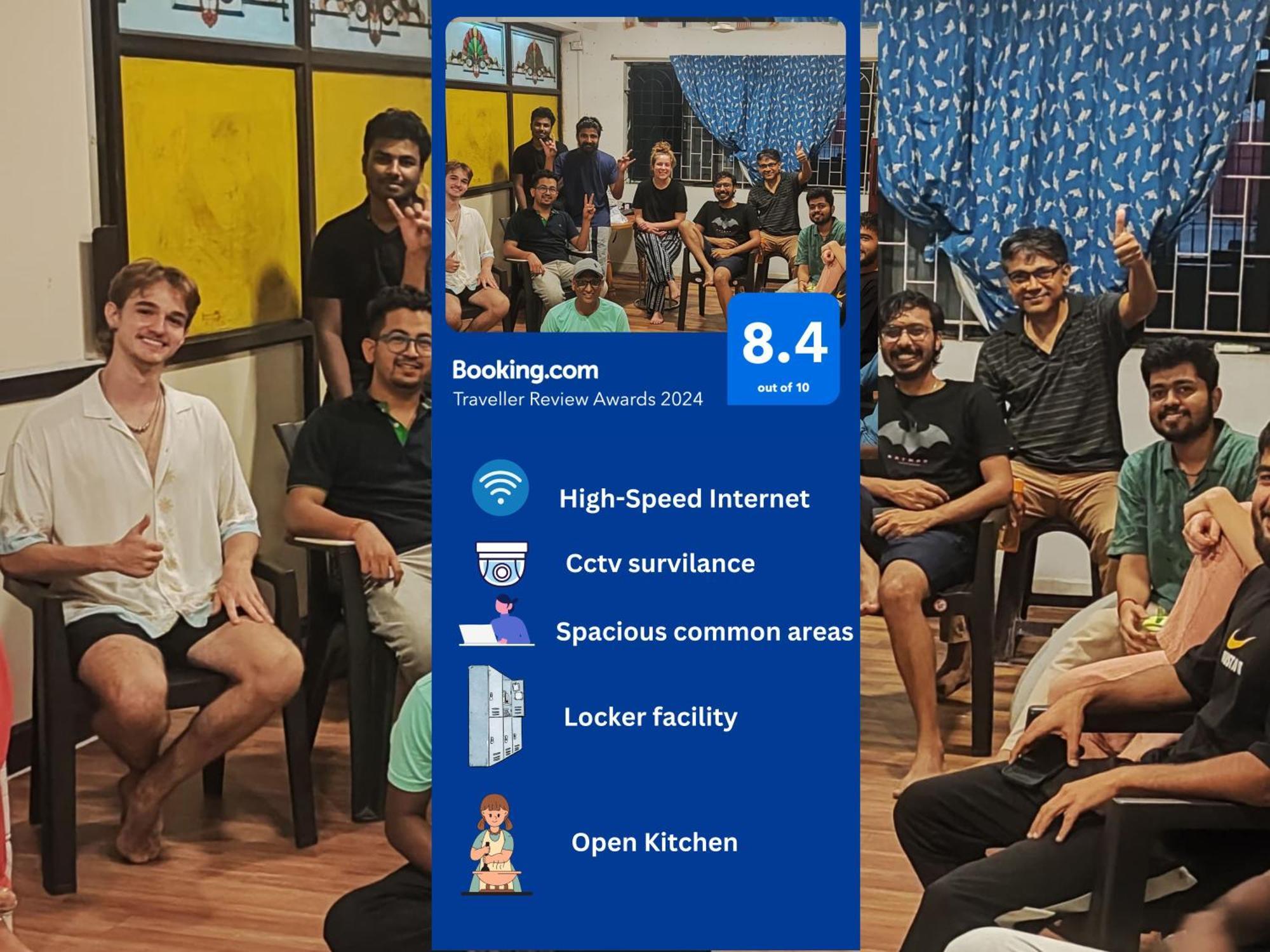 Hostel Gandhi Chennai Dış mekan fotoğraf